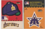 SEATTLE MARINERS MLB TEAM STICKER CARDS FLEER