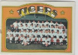 DETROIT TIGERS TEAM PICTURE 1972 TOPPS #487