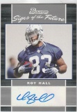 ROY HALL AUTOGRAPHED BOWMAN SIGNS OF THE FUTURE INSERT CARD WITH COA