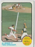 TONY PEREZ 1973 TOPPS, A'S MAKE IT TWO STRAIGHT WORLD SERIES GAME 2 #204