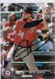 BRYCE HARPER AUTOGRAPHED CARD WITH COA
