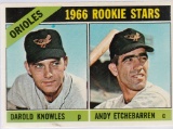 BALTIMORE ORIOLES 1966 TOPPS ROOKIE STARS CARD #27