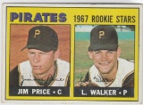 J.PRICE/L.WALKER 1967 TOPPS, PIRATES ROOKIE STARS #123