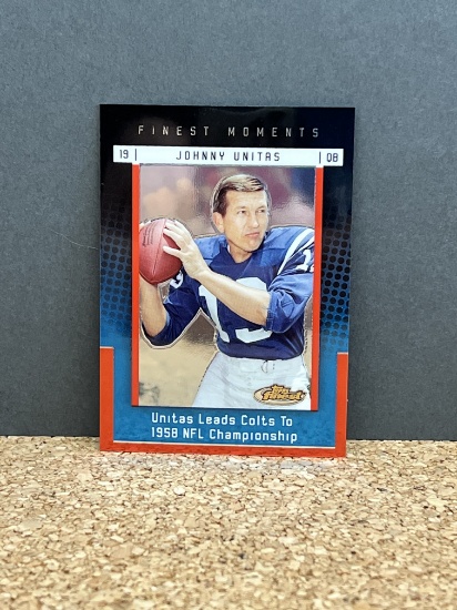 Johnny Unitas 2006 Topps Finest Finest Moments Baltimore Colts # JU3
