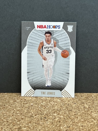 Tre Jones 2020 Panini NBA Hoops Rookie San Antonio Spurs # 208