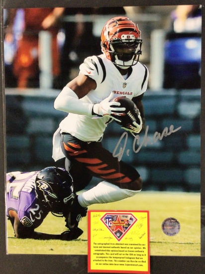 Ja'Marr Chase Cincinnati Bengles autographed 8x10 with Coa