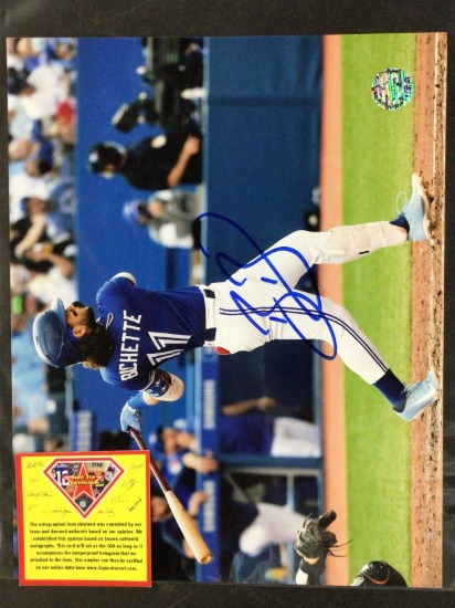 Bo Bichette Toronto Blue Jays autographed 8x10 with Coa