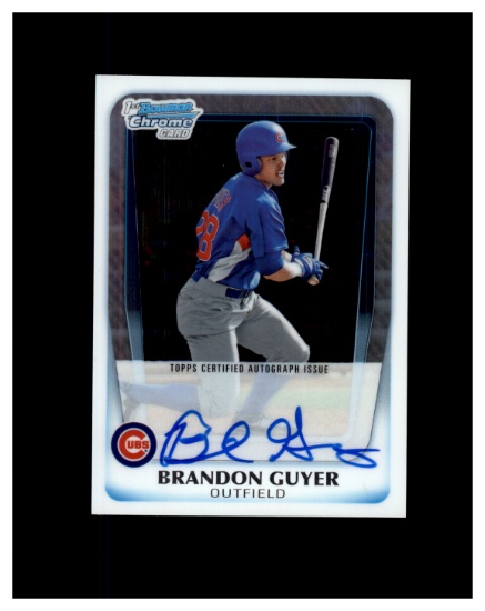 2011 Bowman Chrome Brandon Guyer AUTO