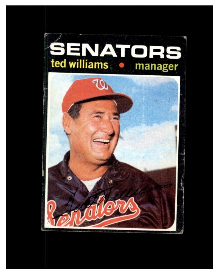 1971 Topps #380 Ted Williams