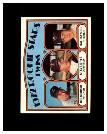 1972 Topps #28 Twins Rookie Stars