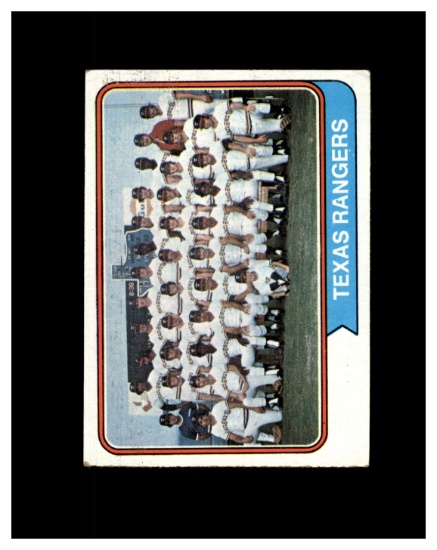 1974 Topps #184 Texas Rangers TC