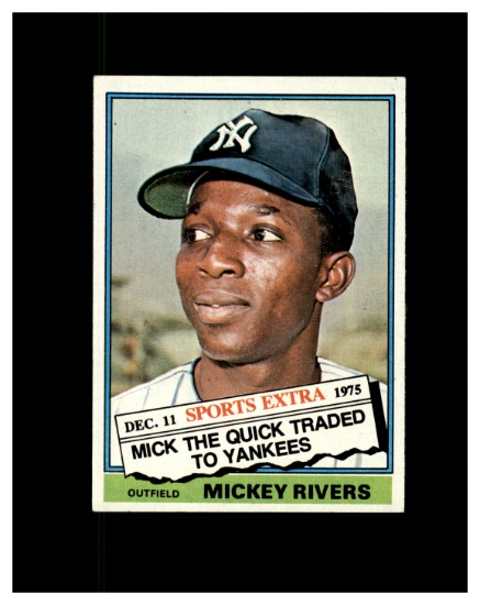 1976 Topps Traded #85T Mickey Rivers