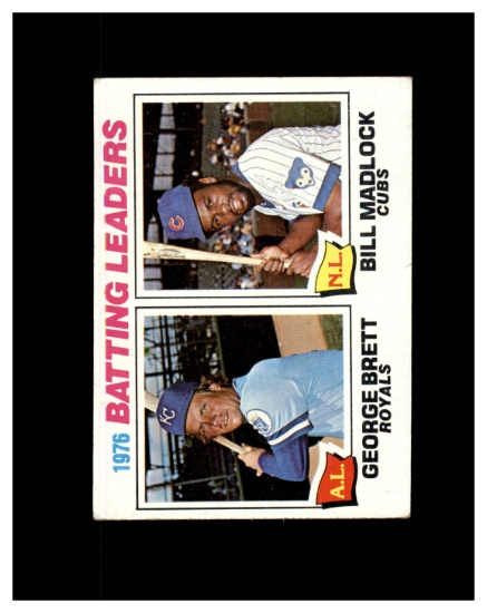 1977 Topps #1 Brett/Madlock LL