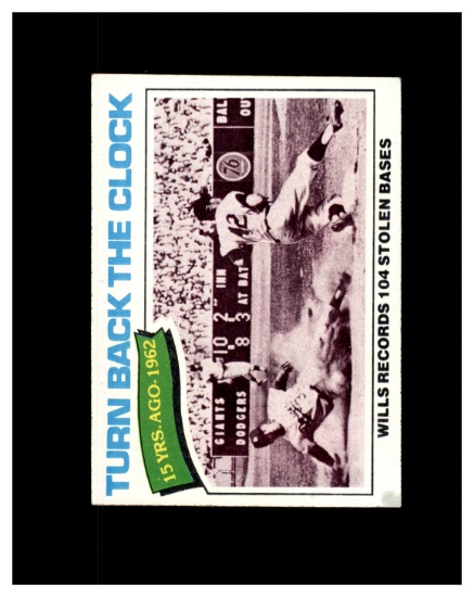 1977 Topps #435 Maury Wills TBTC