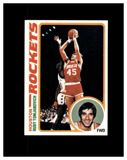 1978 Topps #58 Rudy Tomjanovich