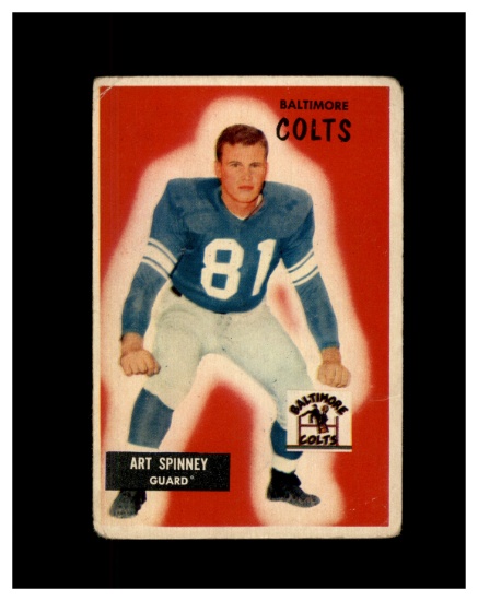 1955 Bowman #107 Art Spinney