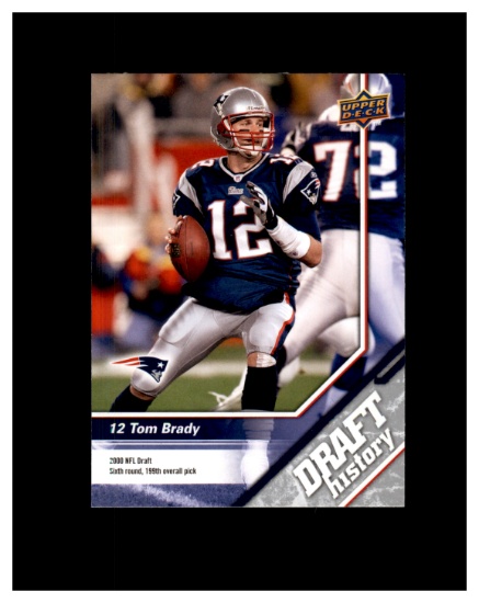 2009 UD Draft #187 Tom Brady