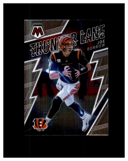 2022 Mosaic Thunder Lane Insert Joe Burrow