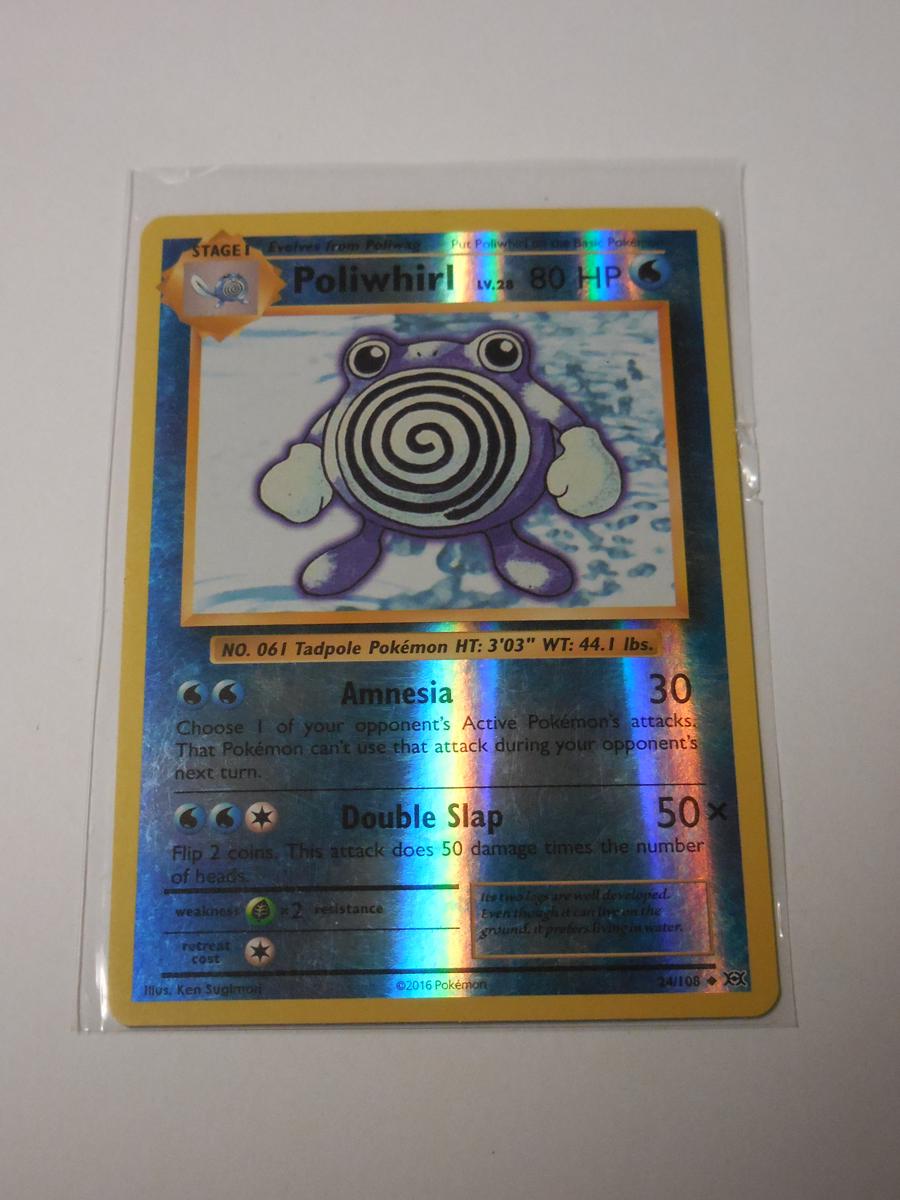2016 poliwhirl pokemon card value - - Evolutions Reverse Holo Poliwhirl - 16/111 (Reverse Foil)