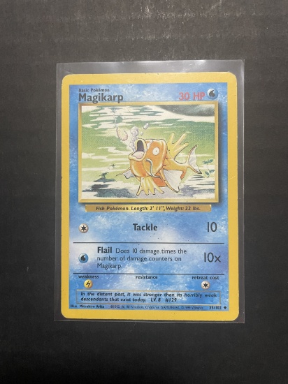 1999 Pokemon- Magikarp #35/102 Base Card