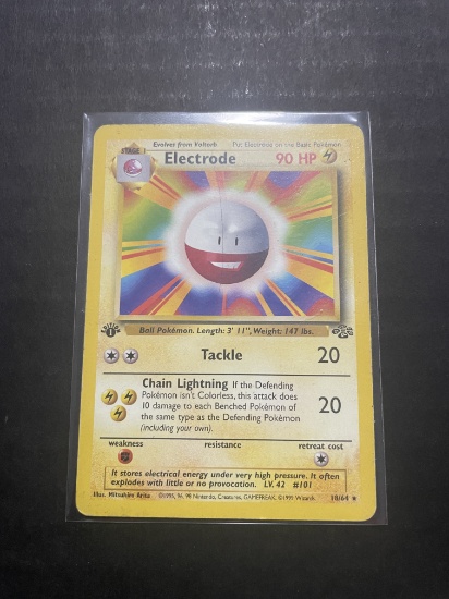 1999 Pokemon Electrode 18/64 1st Edition Card