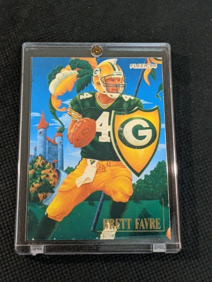 1994 Fleer Brett Favre PROVISIONS card #4 of 9 Green Bay Packers NFL