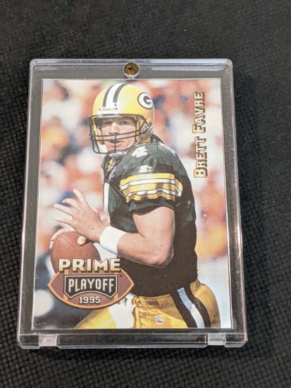 1995 Playoff Prime Brett Favre Card #35 Green Bay Packers Football NFL