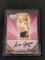 Lisa Gleave 2013 Autograph Auto Benchwarmer Card HOT Gold Foil Signed