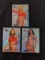 x 3 card 2003 bench warmer card lot Chromium's SP; Stacy Darling/Ditra Sperle/ Janelle Perzina