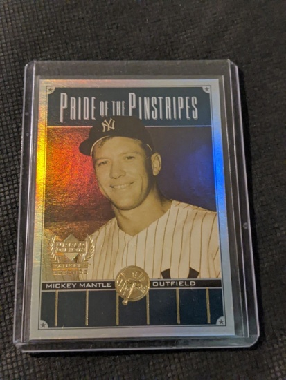 MICKEY MANTLE - 2000 Upper Deck NY Yankees Legends Pride of the Pinstripes UD