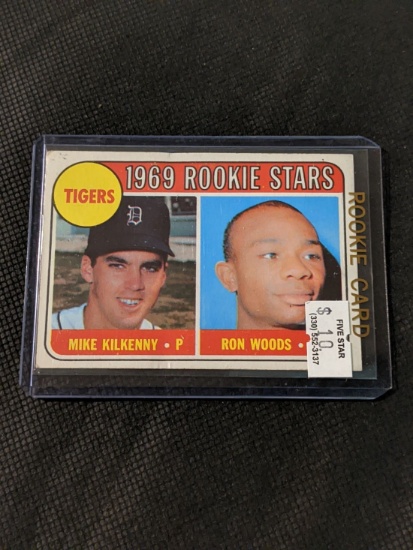 Tigers 1969 Rookie Stars Topps Baseball Card #544 Mike Kilkenny / Ron Woods