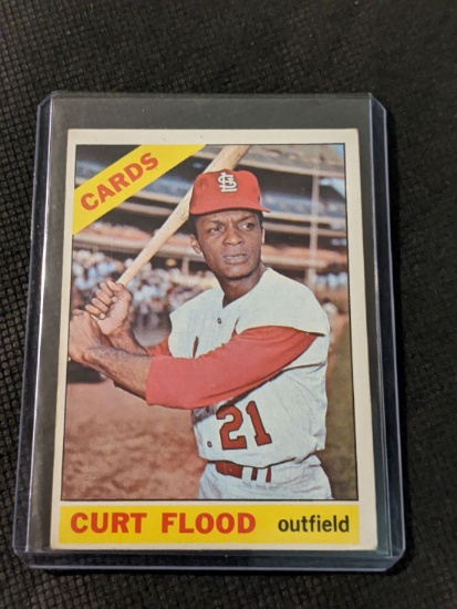 1966 TOPPS #60 CURT FLOOD ST. LOUIS CARDINALS