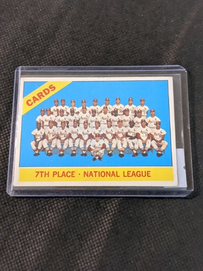 1966 TOPPS #379 CARDS 7TH PLACE
