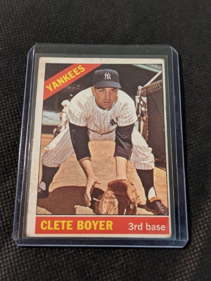 1966 TOPPS CLETE BOYER NEW YORK YANKEES