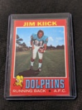 1971 Topps #186 Jim Kiick/ dolphins