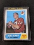 1968 Topps Football Jim Hart RC #60 St. Louis Cardinals Vintage NFL Rookie Card