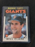 Will Clark Rookie Card 1986 Topps Traded #24T