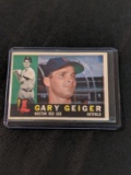 1960 Topps Set Break #184 Gary Geiger