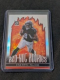 2021 Donruss Optic Kyle Pitts Silver Holo Prizm Red Hot Rookies RC #RHR-6
