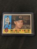 1960 Topps Woody Held Cleveland Indians #178