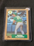 1987 Topps Mark McGwire Oakland Athletics #366 Card