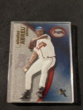 0950/1999 SP 2001 E-X Prospect Refractor Insert SP  Atlanta Braves Baseball Card #117 Winston Abreu