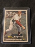 1957 TOPPS CARD#129 SAUL ROGOVIN PHILLIES