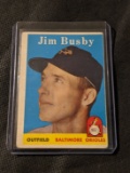 1958 Topps Set-Break # 28 Jim Busby