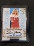 Lisa Gleave 2011 Autograph Benchwarmer Card! HOT Auto Happy Holidays Gold Foil