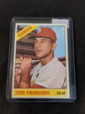 Tito Francona 1966 Topps St. Louis Cardinals #163 Vintage Set Break