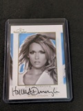 HOLLEY DORROUGH 2014 Benchwarmer Hot For Teacher Yearbook Auto