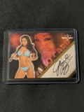 Gail Kim 2008 Bench Warmer #18 of 20 autographed
