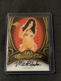 Miki Black Autograph 2015 Bench Warmer #RB-MB Gold Foil signature series