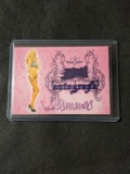 2015 Benchwarmer KENNEDY SUMMERS Pink Archive #47 Purple Foil Auto Playboy